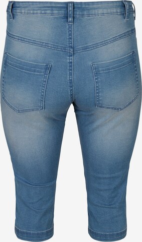 Zizzi Slimfit Jeans 'Amy' in Blau