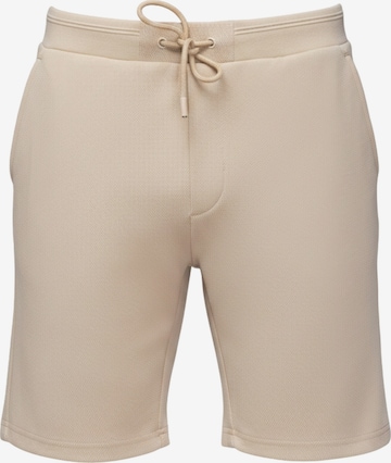 Ombre Slimfit Sporthose in Beige: Vorderseite