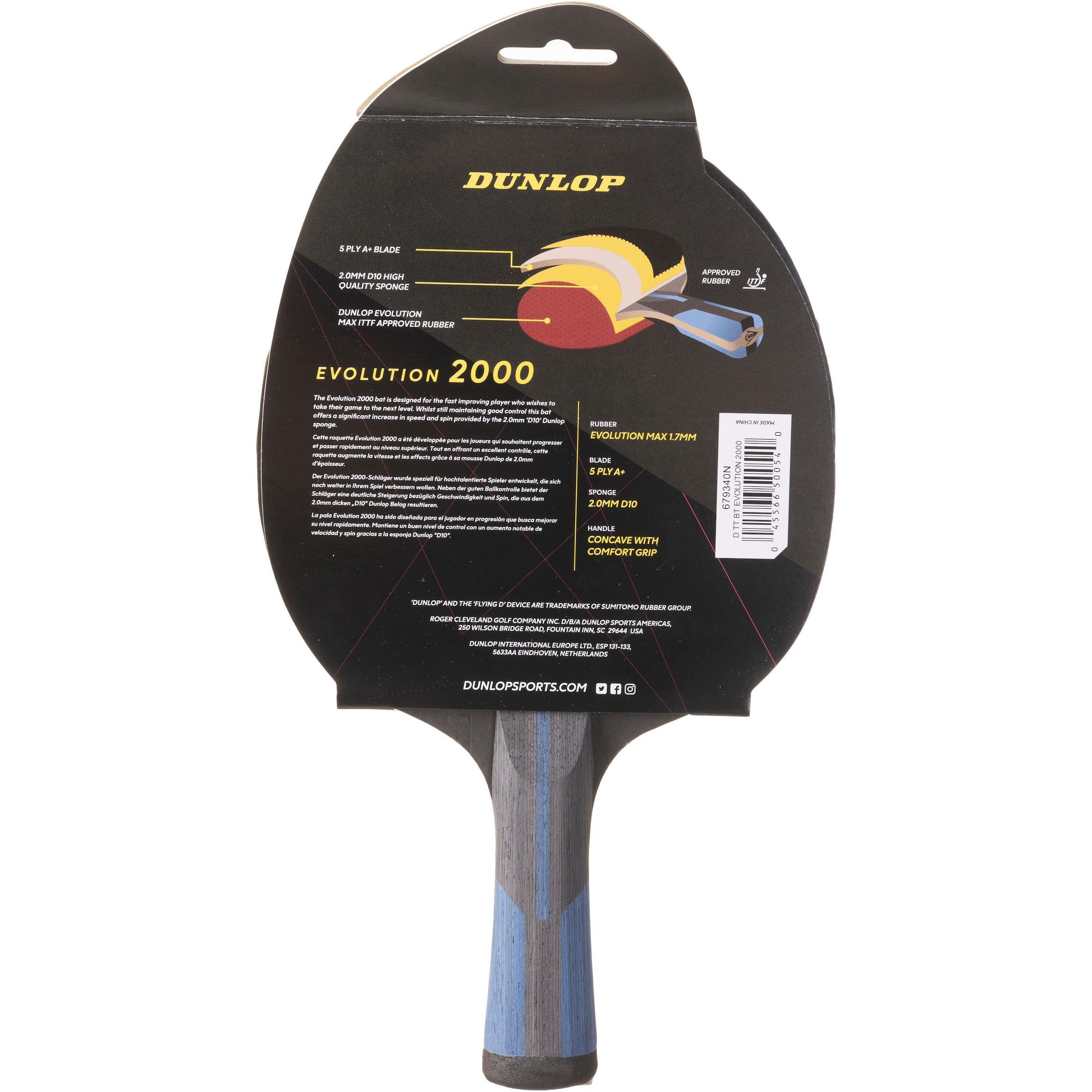 DUNLOP Racket 'Evolution 2000' in Red