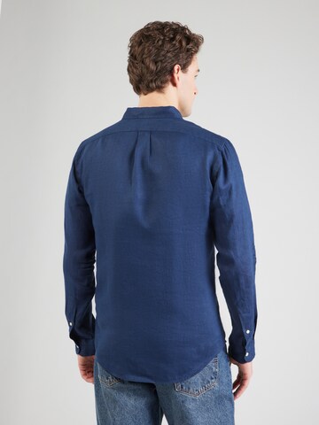 Slim fit Camicia di Polo Ralph Lauren in blu