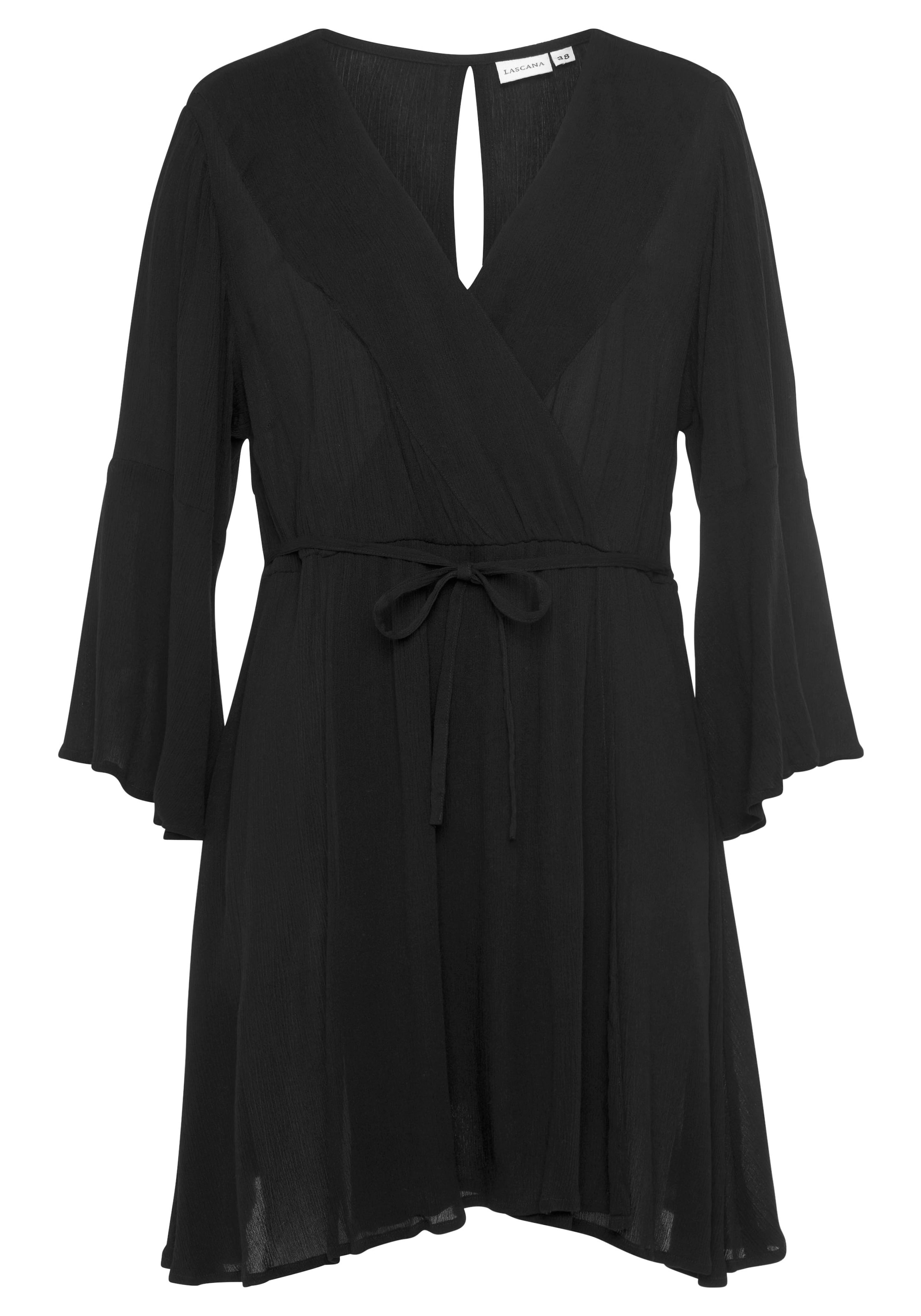 LASCANA Šaty – černá: přední strana