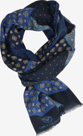 Foulard 'Capaldo' Carlo Colucci en bleu