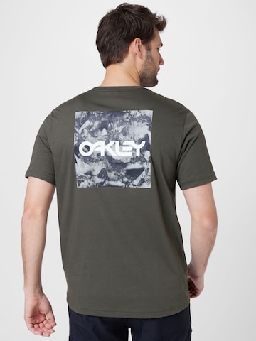 OAKLEY Функциональная футболка 'Marble' в Зеленый: спереди