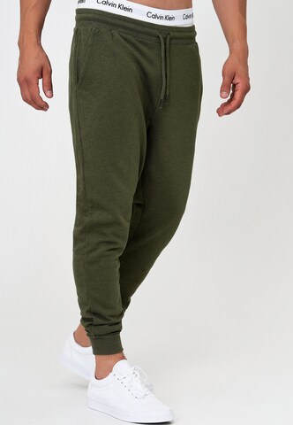 Tapered Pantaloni 'Eberline' di INDICODE JEANS in verde