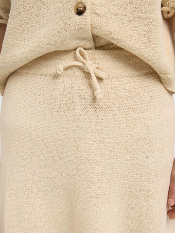 Jupe SELECTED FEMME en beige
