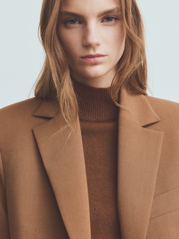 MANGO Blazer 'Milano' in Brown