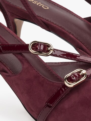 Estro Slingpumps '2408-9'‌‌‌‌‌ in Rot