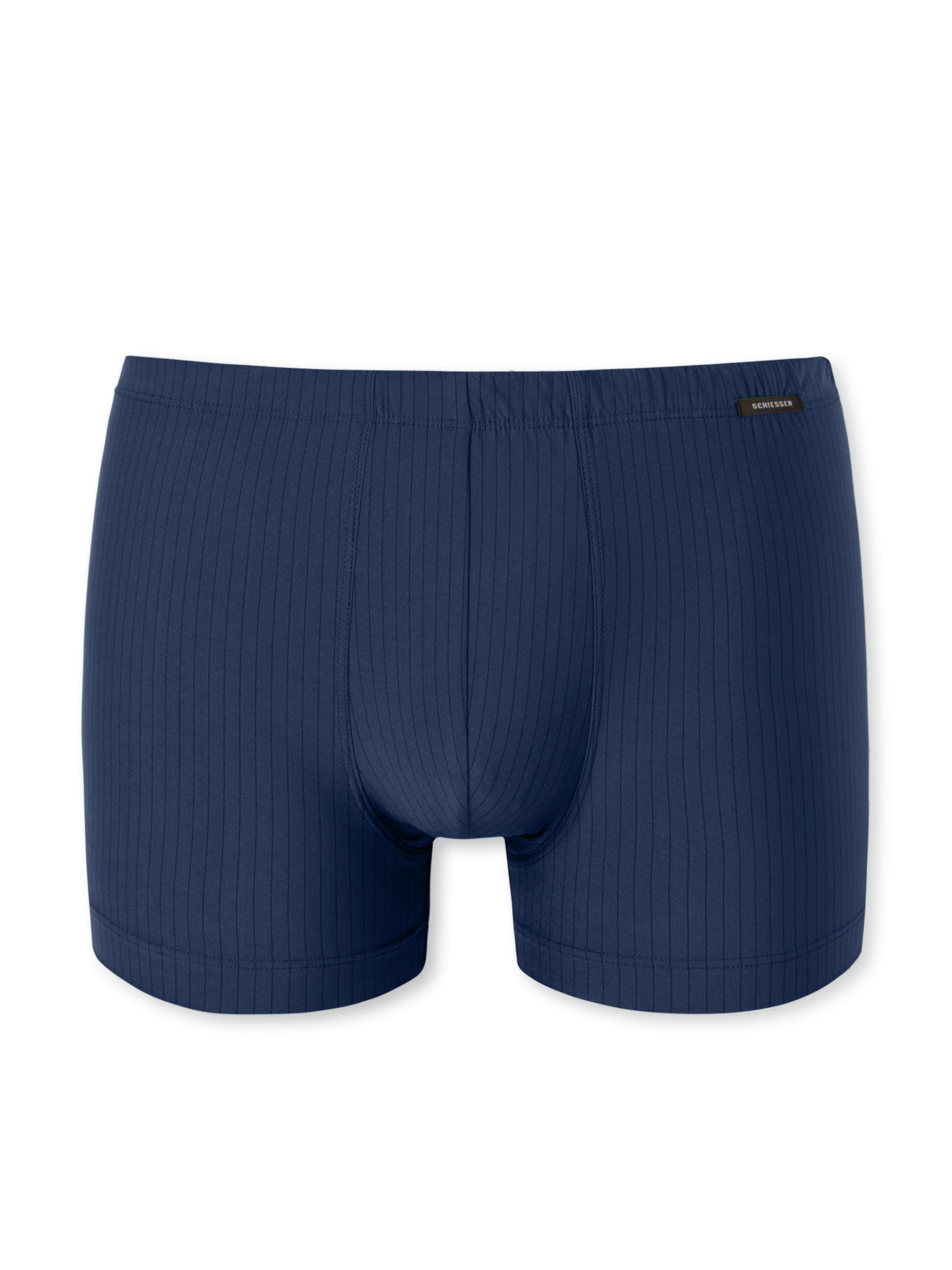 SCHIESSER Trunk ' Pure Micro ' in Blau: Vorderseite