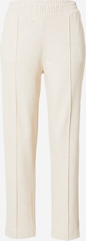 Coupe slim Pantalon Someday en beige : devant