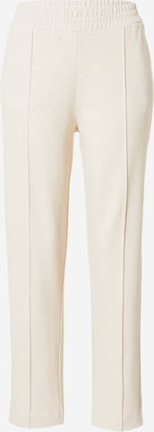 Someday Slim fit Pants in Beige: front