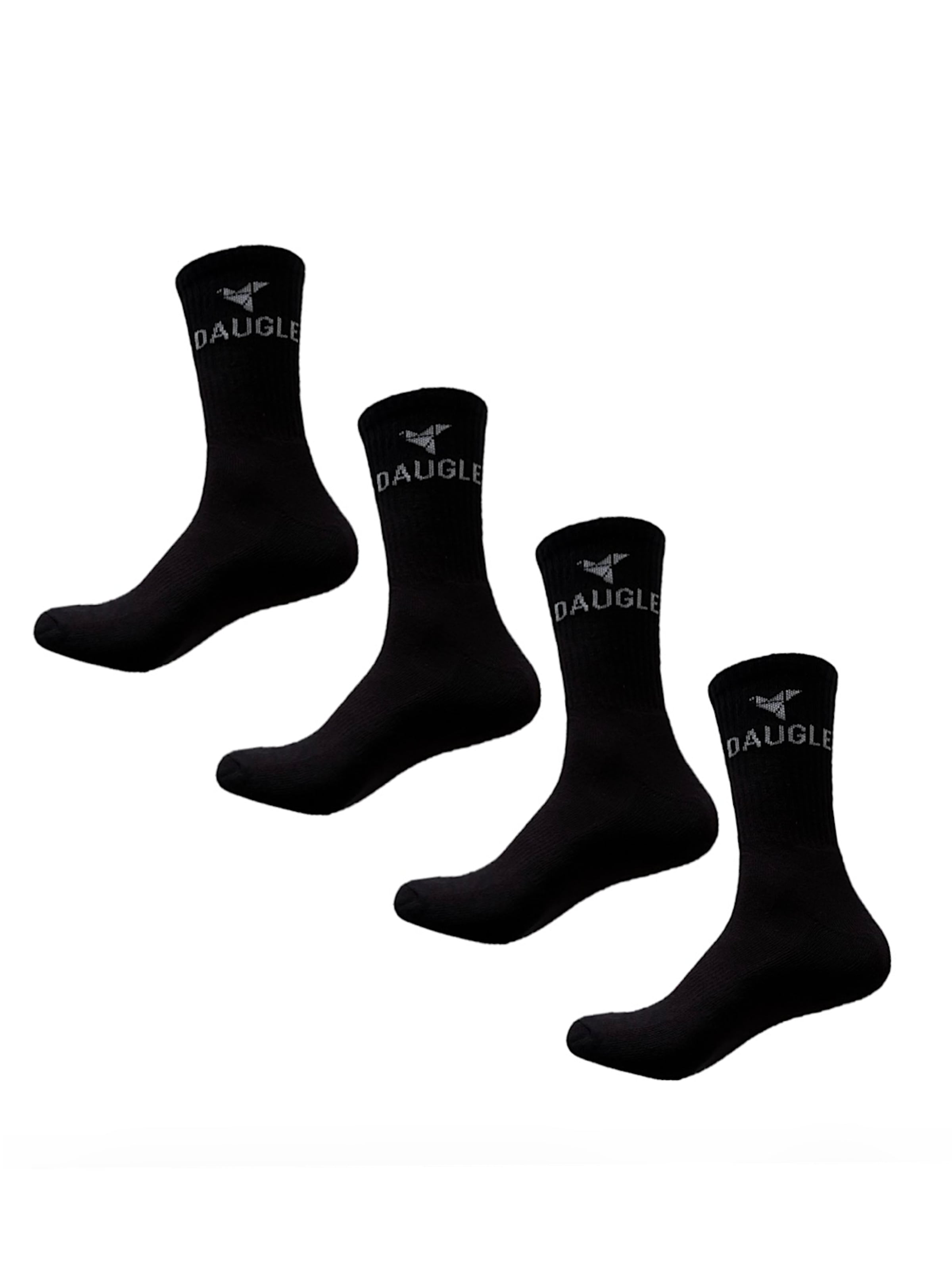 DAUGLE - Calcetines deportivos 'DAUGLE Athletic Training Socks' en negro: frente
