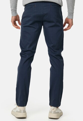 INDICODE JEANS Regular Chino trousers in Blue