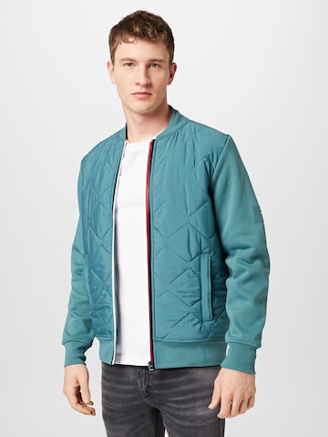 Veste mi-saison TOMMY HILFIGER en vert : devant