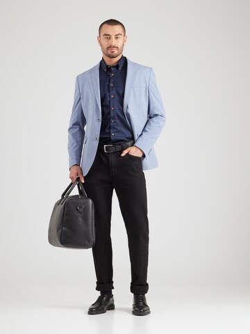 Regular fit Camicia di bugatti in blu