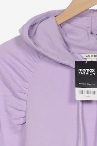 Monki Sweatshirt & Zip-Up Hoodie in XS in Purple