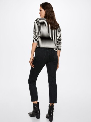 MANGO Regular Jeans 'Claudia' in Black