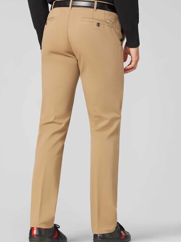 MEYER Regular Chinohose 'Roma' in Braun