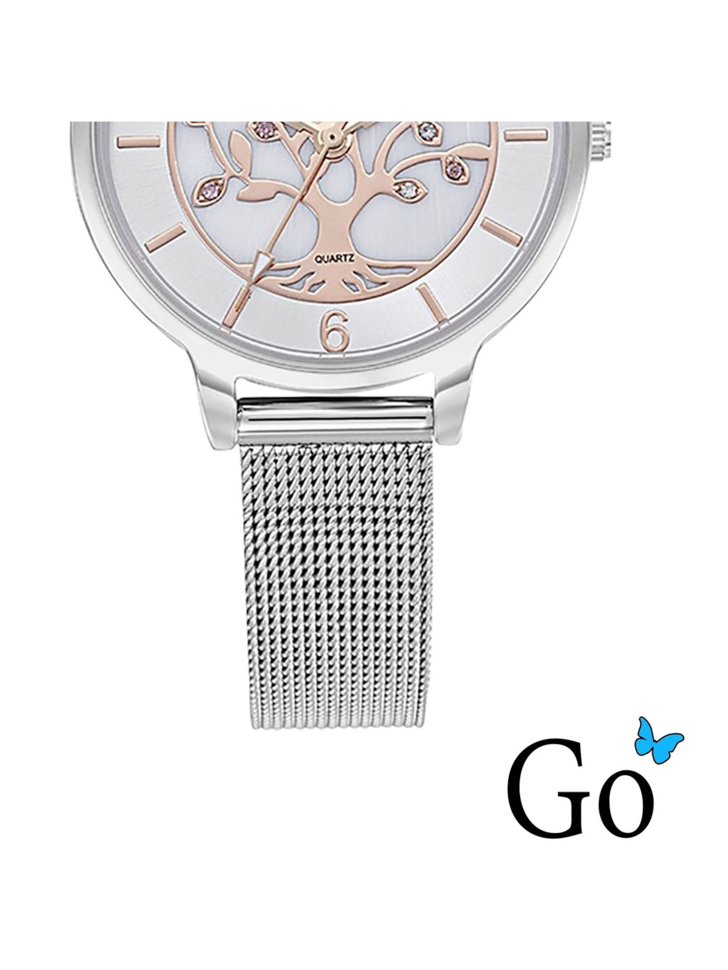 GO GirlOnly Analog watch in Silver