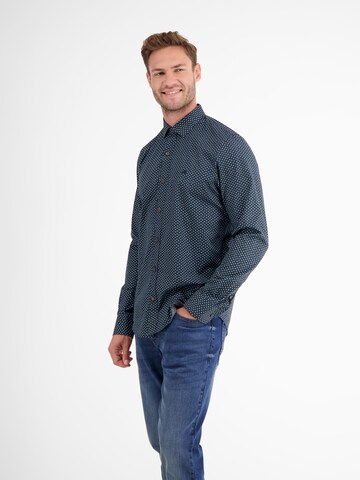 LERROS Regular fit Button Up Shirt in Blue