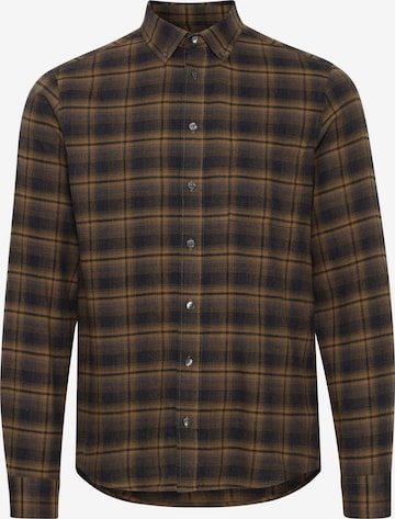 Casual Friday Regular fit Button Up Shirt 'Anton' in Brown: front