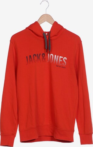 JACK & JONES Kapuzenpullover M in Orange: predná strana