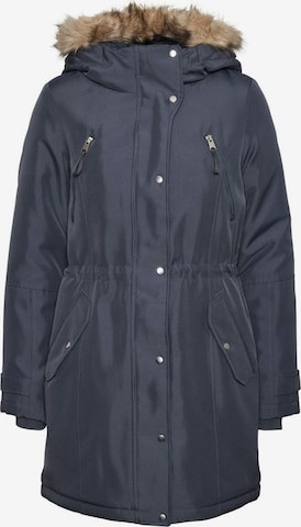 VERO MODA Winterparka 'Track' in Blauw: voorkant