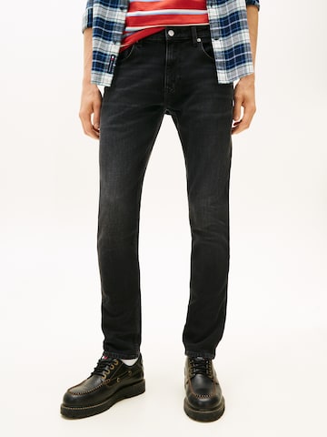 Tommy Jeans Regular Jeans 'SCANTON' in Black: front
