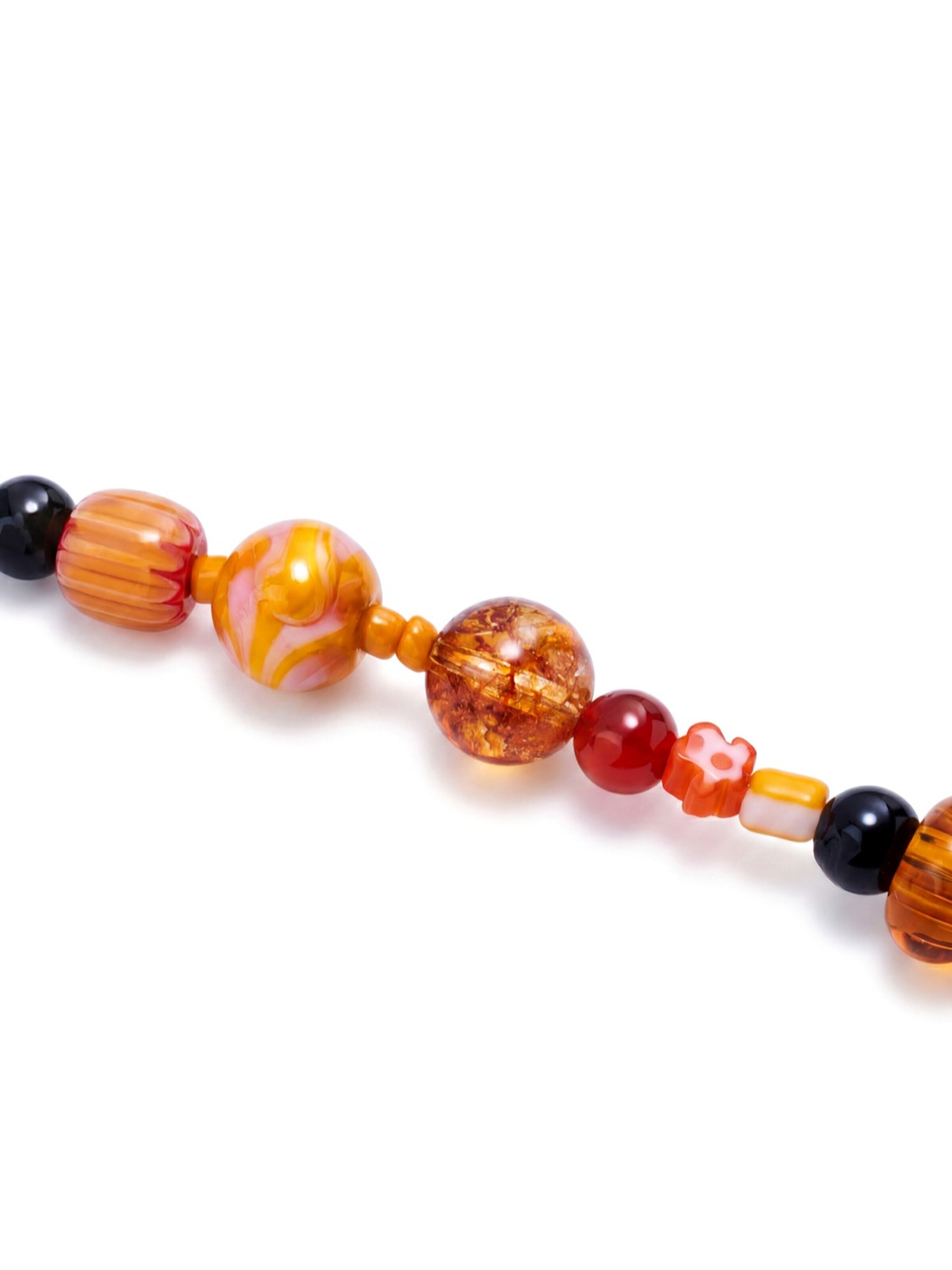 Otsu Kæde 'Pearlmania' i orange