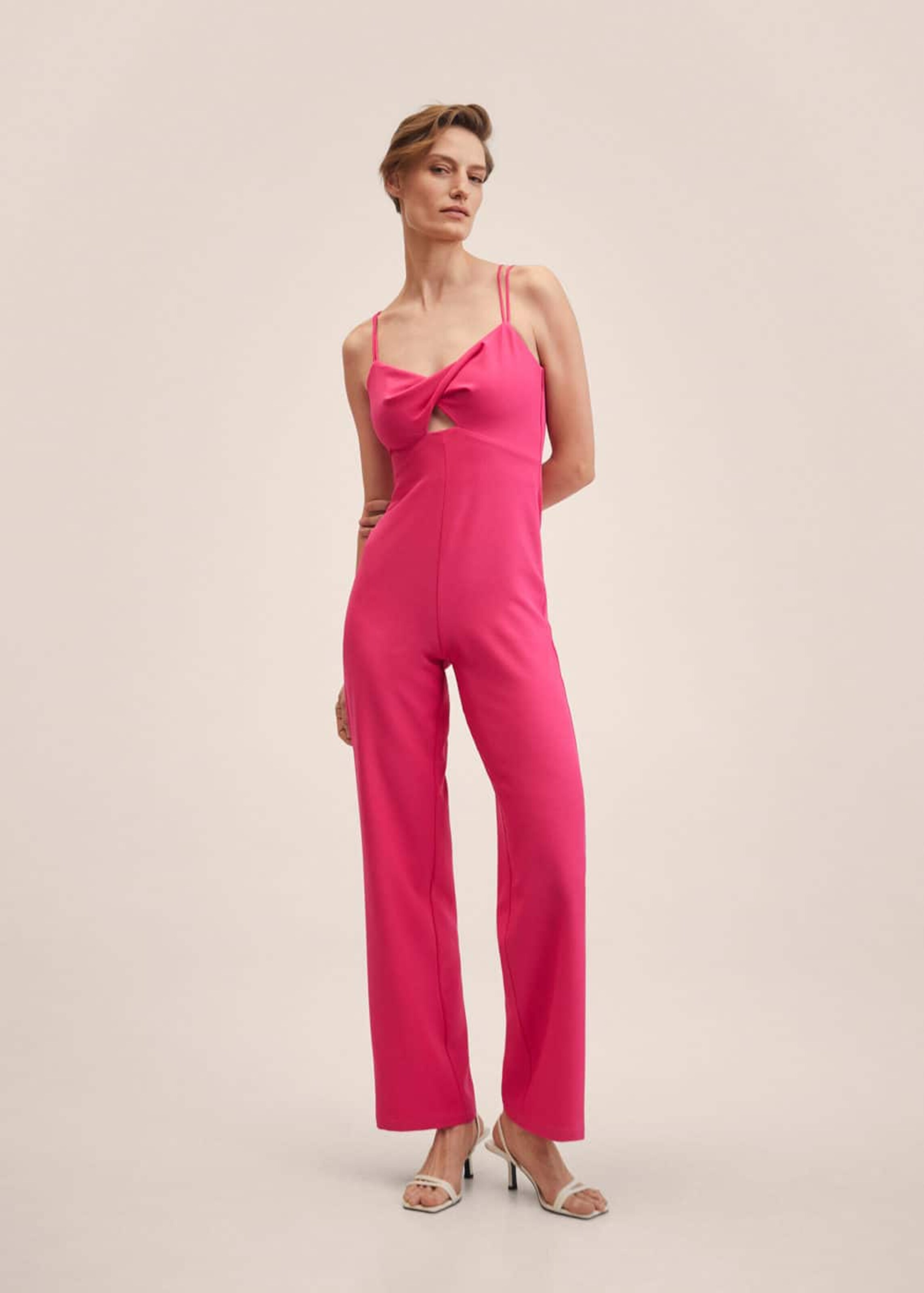 Frauen Jumpsuits MANGO Jumpsuit 'Star' in Fuchsia - WN07578 Frauen Jumpsuits MANGO Jumpsuit 'Star' in Fuchsia - WN07578
