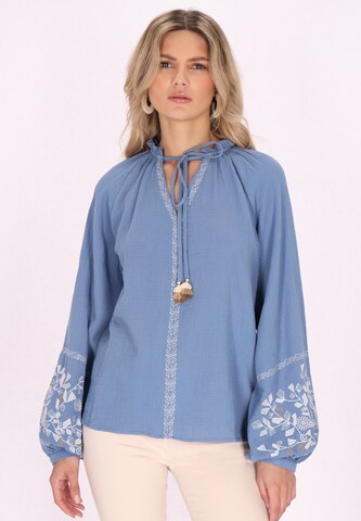 usha FESTIVAL - Blusa 'Festival' em azul: frente