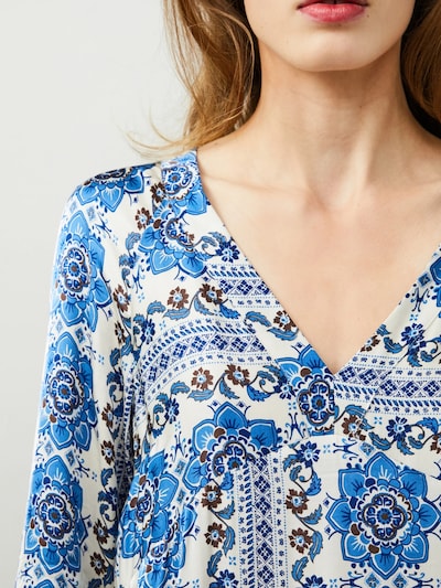 Odd Molly T-shirt 'Hayden' en bleu / bleu foncé / brun foncé / blanc perle, Vue avec produit