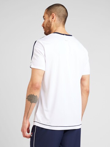 T-Shirt fonctionnel 'Elias' FILA en blanc