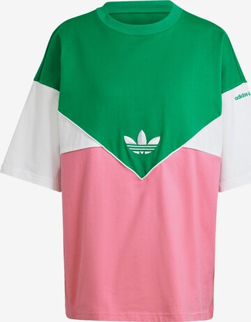 T-shirt ADIDAS ORIGINALS en vert : devant