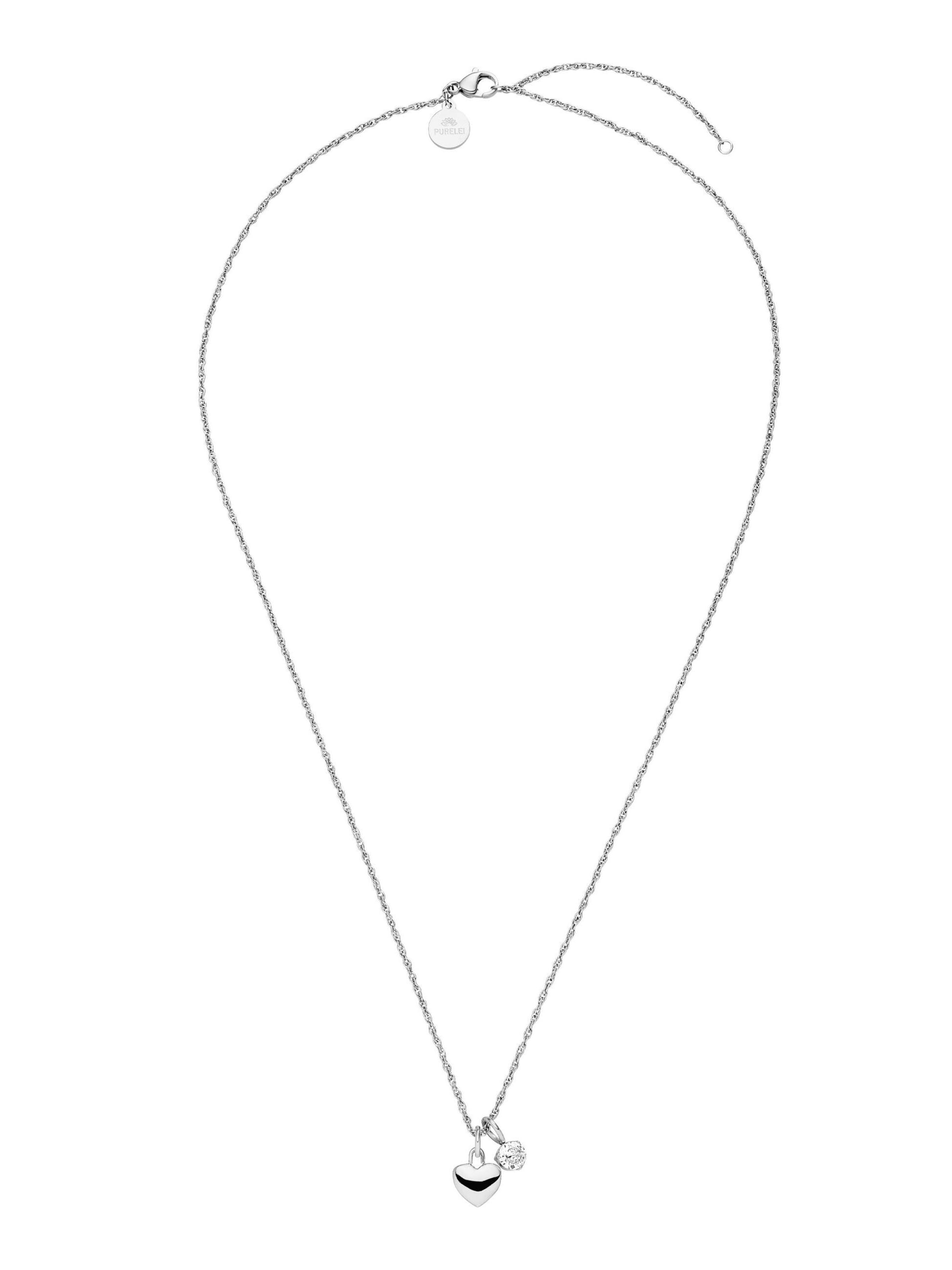 PURELEI Kette 'Brave' in Silber: Vorderseite