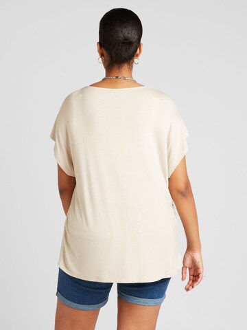 Vero Moda Curve Bluse 'MERLE' i beige