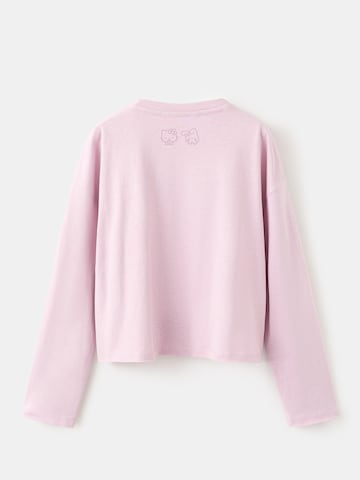 T-Shirt 'HKFRIEND' MANGO KIDS en rose
