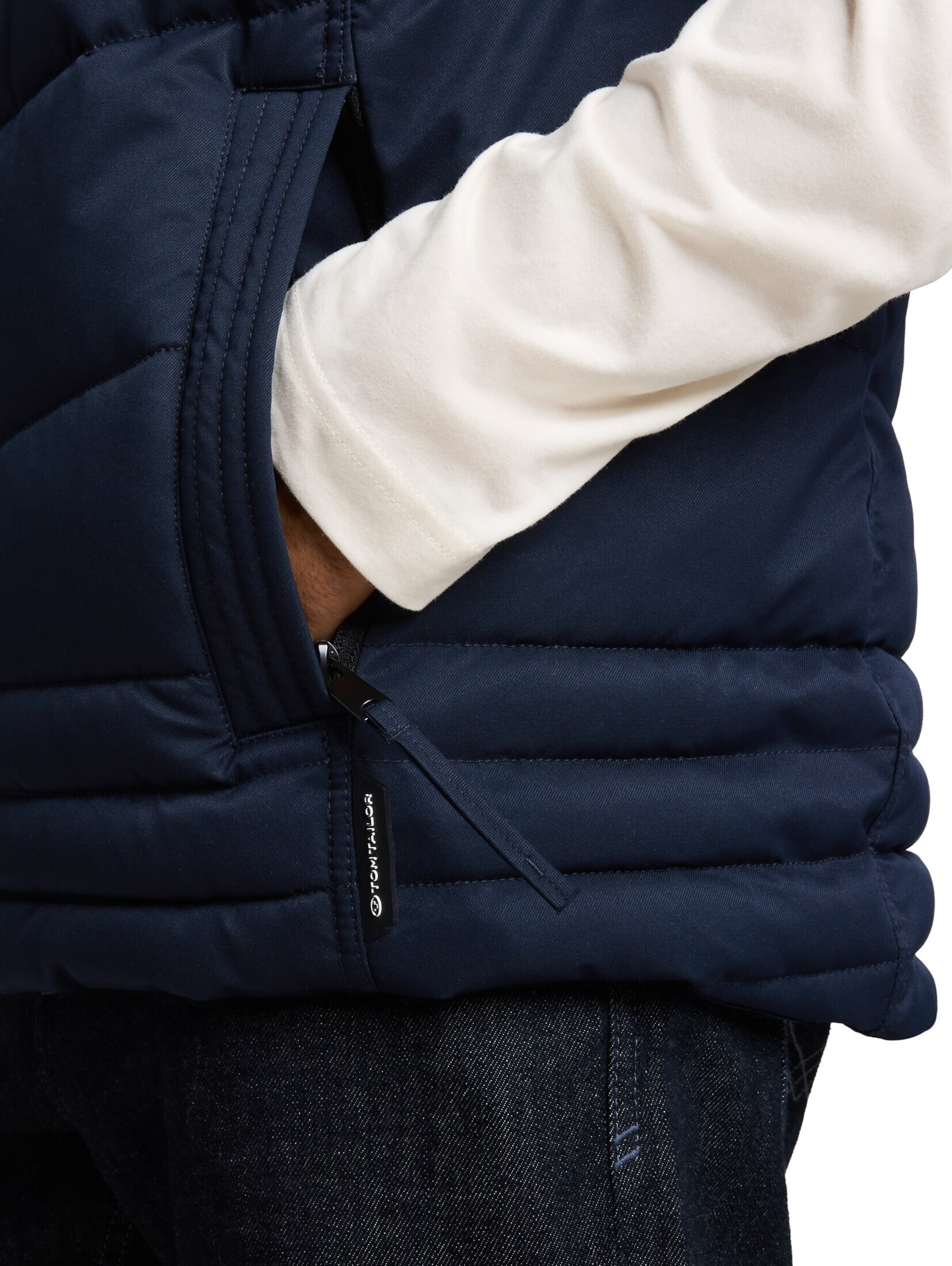 TOM TAILOR Weste in Blau