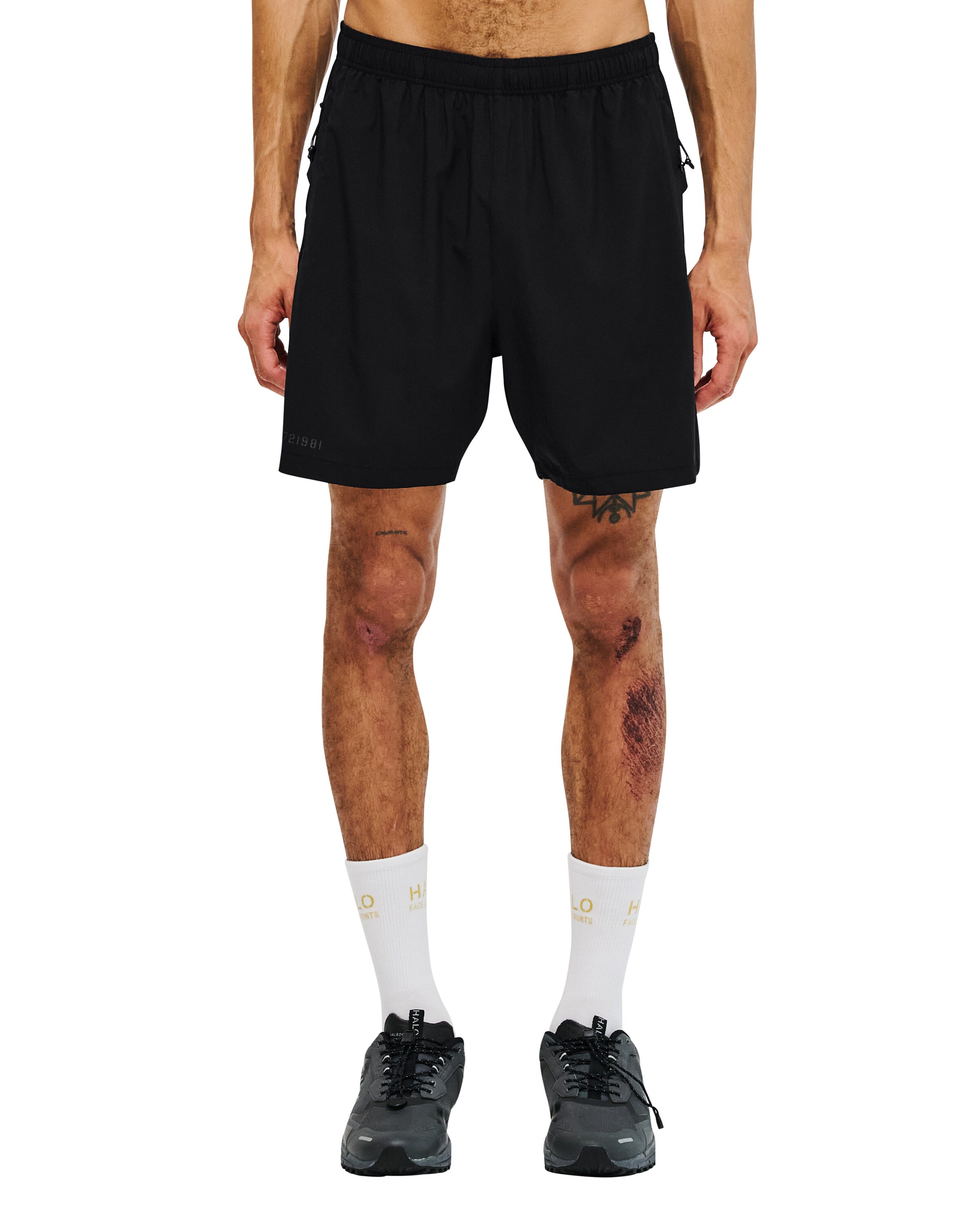 HALO Regular Workout Pants 'Scout' in Black: front