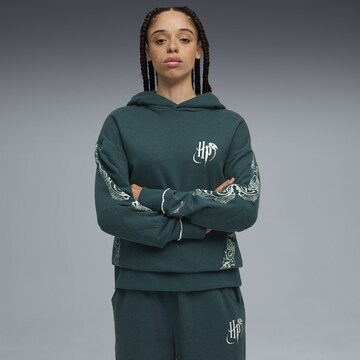 PUMA Sweatshirt 'Puma Hoops x Harry Potter™' in Groen: voorkant