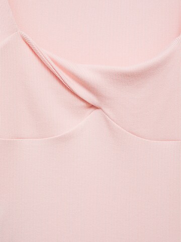 MANGO Majica 'BESTI' | roza barva