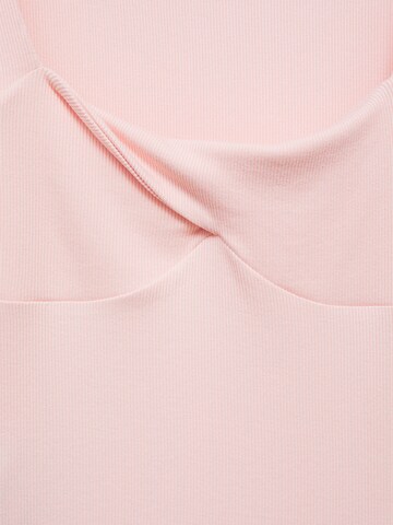 T-shirt 'BESTI' MANGO en rose