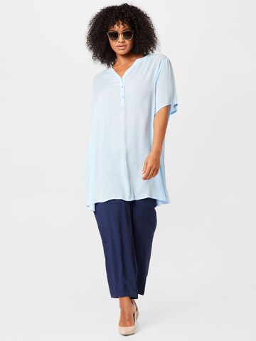 KAFFE CURVE Tunic 'Ami' in Blue