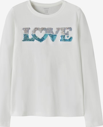 NAME IT T-shirt 'NKFNTRINE' i vit: framsida