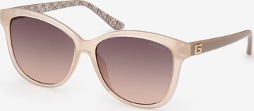 Occhiali da sole di GUESS in beige: frontale