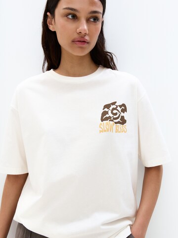 Pull&Bear T-Shirt in Weiß