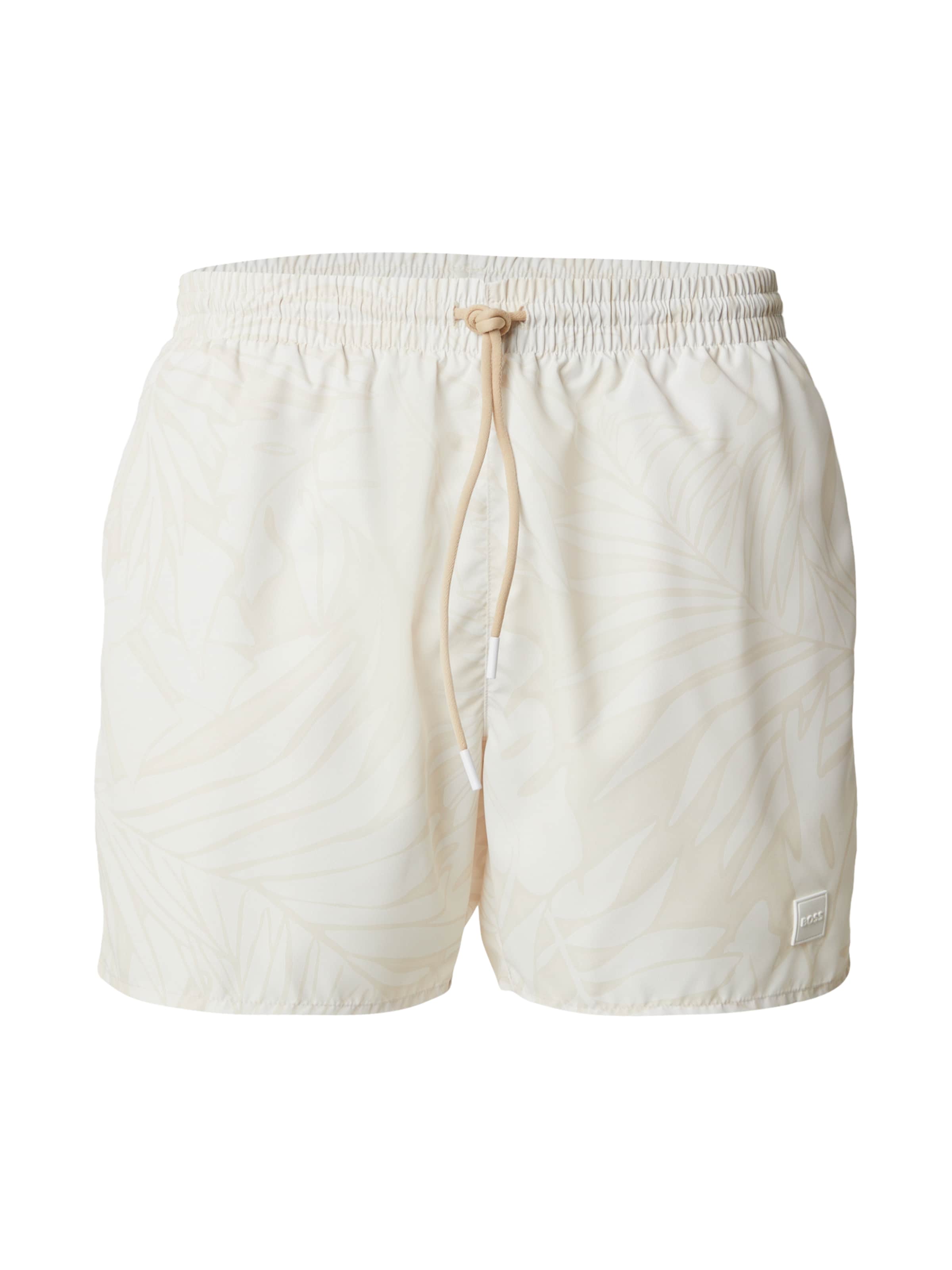 BOSS Board Shorts &#x27;Piranha&#x27; in Beige: front