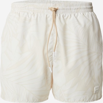 Shorts de bain 'Piranha' BOSS en beige : devant