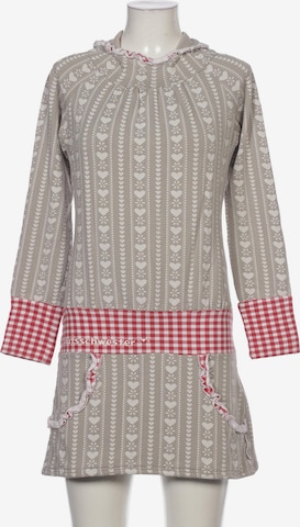 Blutsgeschwister Kleid M in Grau: Vorderseite