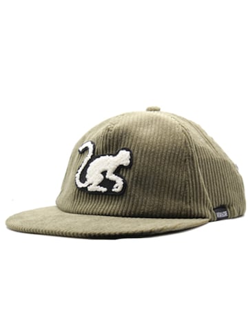 Cappello da baseball sportivo di Surf Monkey in verde: frontale