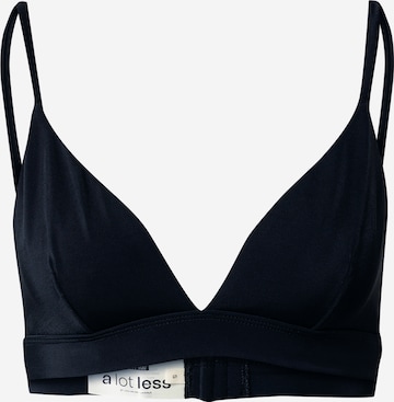 A LOT LESS Triangle Bikini top 'Jara' in Black: front